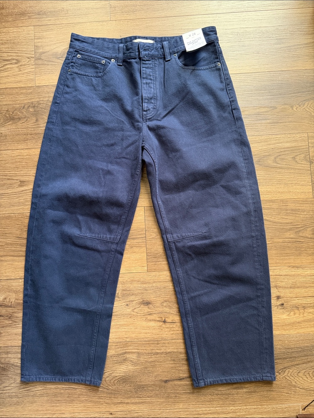 Women’s Navy Blue Relaxed Fit Jeans